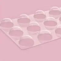 Форма для шоколада и конфет «Полусфера», 22×13 см, 15 ячеек, d=3 см, прозрачная Форма для шоколада и конфет «Полусфера», 22×13 см, 15 ячеек, d=3 см, прозрачная