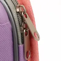 Сумка - переноска каркасная &laquo;Кошачий вид&raquo;, 41&times;27&times;25 см, фиолетовая, розовая