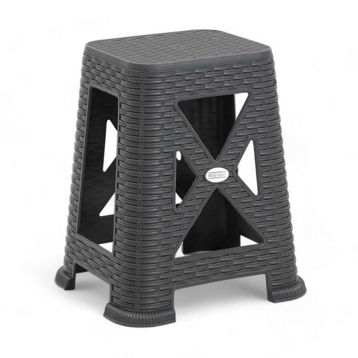 Табурет садовый Табурет садовый "Армхи", 35 х 37,5 х 45,5 см, антрацит