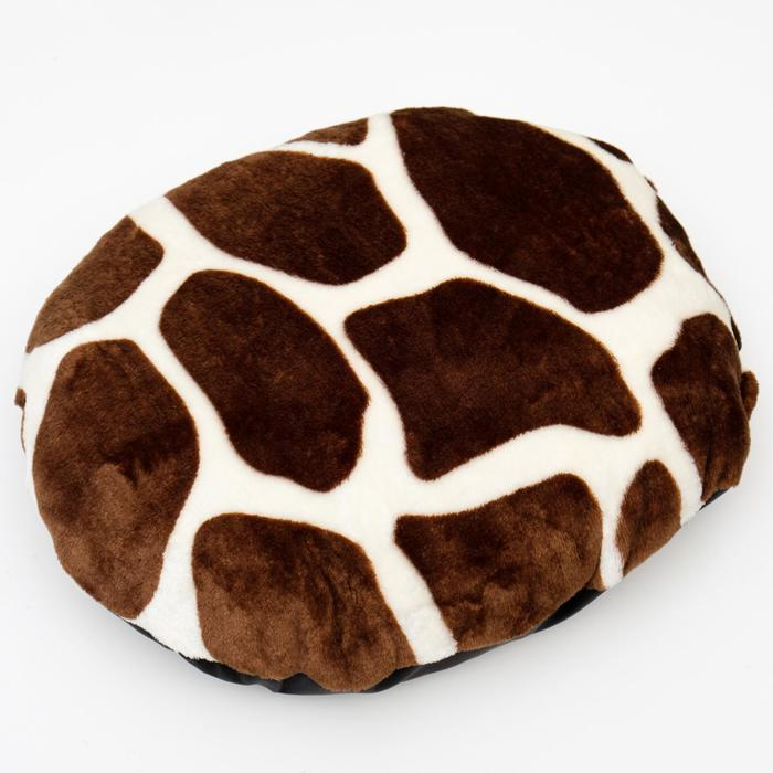 Лежанка  Лежанка "Оксфорд" №2, с мехом, 46 х 36 х 15 см микс цветов