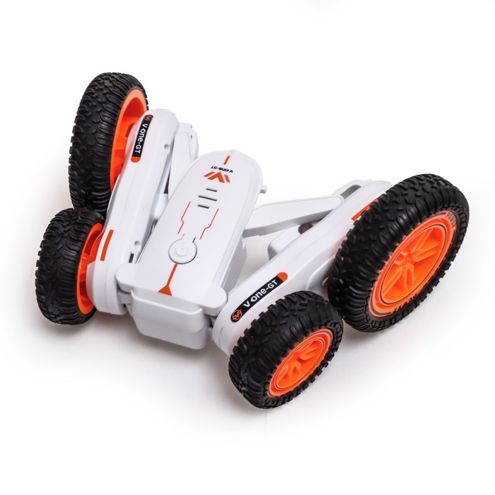 Перевёртыш радиоуправляемый «Вращение», работает от аккумулятора, цвет белый Перевёртыш радиоуправляемый «Вращение», работает от аккумулятора, цвет белый