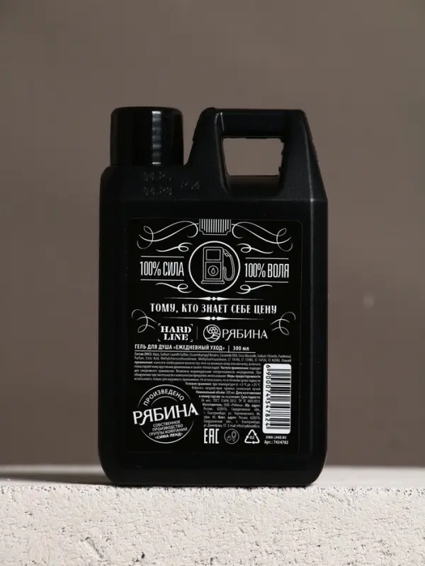 Гель для душа &laquo;Крутой мужик&raquo;, 300 мл, аромат древесный, HARD LINE