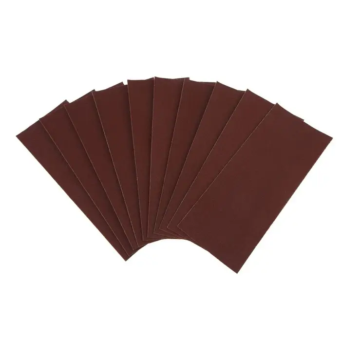 Шкурка шлифовальная в листах ТУНДРА, на бумажной основе водост., 115&times;280, Р60, 10 шт.