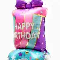 Воздушные шары фольгированны "Happy birthday", набор 5 штук