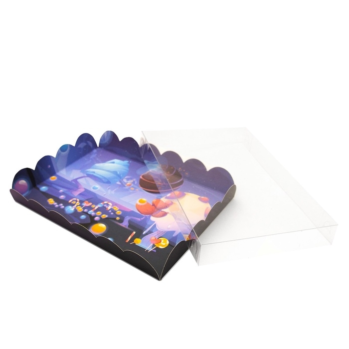 Коробочка для печенья, "Сладкая планета", 22 х 15 х 3 см 5шт