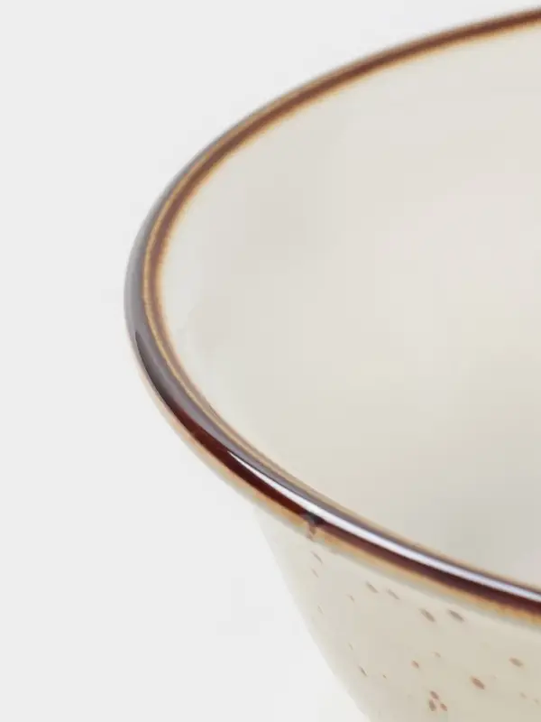 Салатник Magistro Mediterana, 580 мл, d=16.3 см, фарфор, бежевый