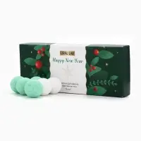 Бомбочки для ванны Happy New Year, аромат рождественская ель, набор 12 шт. &times; 20 г, URAL LAB