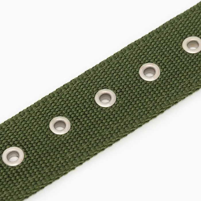 Ошейник &laquo;Комфорт&raquo;, 60&times;4 см, ОШ 44-54 см, комбинированный, полиэстер, искусственная кожа, зелёный