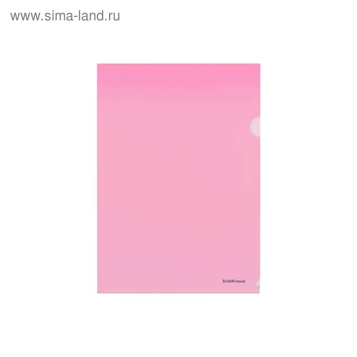 Папка-уголок А4, 160 мкм, ErichKrause Glossy Classic, прозрачная, микс Папка-уголок А4, 160 мкм, ErichKrause Glossy Classic, прозрачная, микс