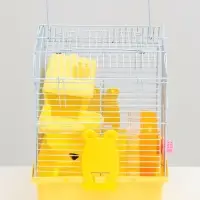Клетка для грызунов &laquo;Пижон&raquo;, 27&times;21&times;26 с. укомплектованная, жёлтая