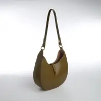 Сумка женская багет TEXTURA на молнии, 27&times;9&times;23 см, хаки