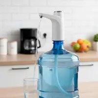 Помпа для воды LWP-06, электрическая, 5 Вт,800 мАч, порционная подача воды, АКБ, белая