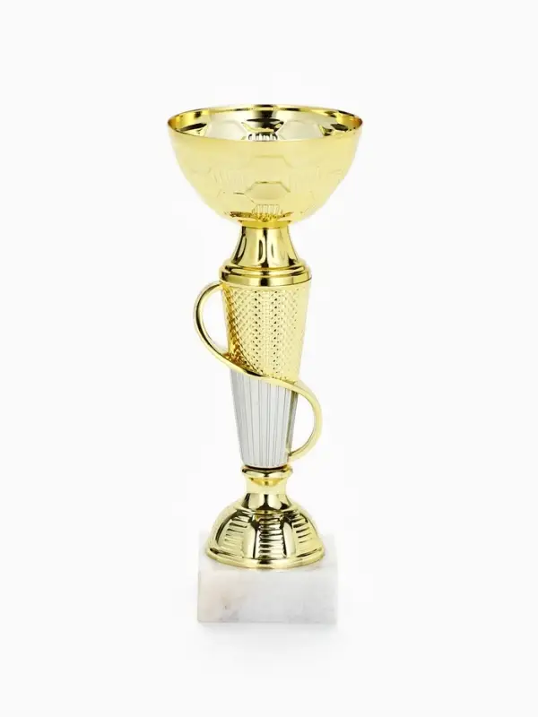 Кубок 193F, наградная фигура, золото, подставка мрамор, 18&times;7&times;7 см
