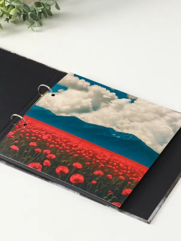 Фотоальбом 25 листов (уголки+кольца) Фотоальбом 25 листов (уголки+кольца) "СВО" 25х25 см