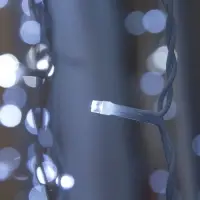 Гирлянда &laquo;Занавес&raquo; 2&times;3 м, IP44, УМС, белая нить, 760 LED, свечение белое, мерцание, 220 В