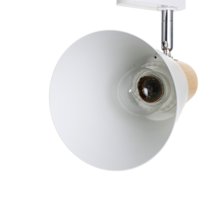 Светильник трековый Светильник трековый "Паулина" Е27 40Вт белый 16х12х18см