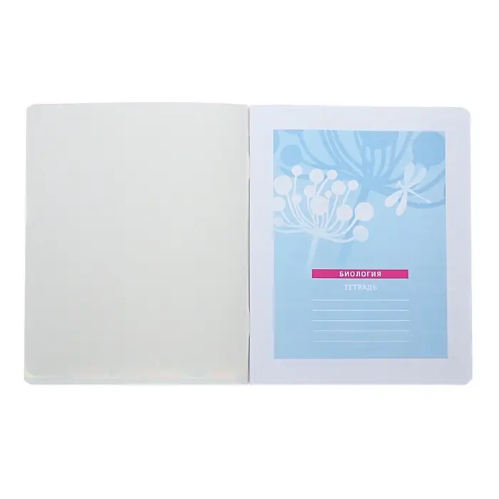 Тетрадь предметная "Неоновые истории", 48 листов в клетку, "Биология", обложка мелованный картон, ВД-лак, неон, блок офсет