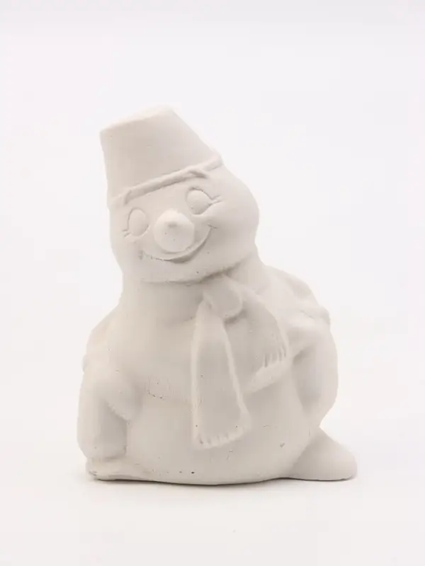 Фигурка декоративная &laquo;Снеговик&raquo;, неокрашенная, 11&times;7&times;5 см, белая
