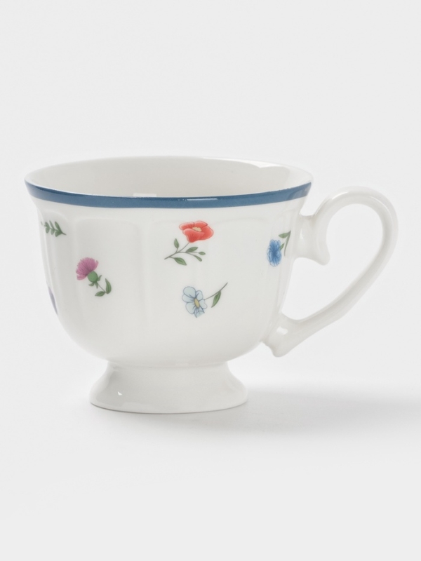 Чайная пара "Романс" 180 мл, чашка 11,5х8,8х7,1 см, блюдце 15,8х15,8х1,5 см