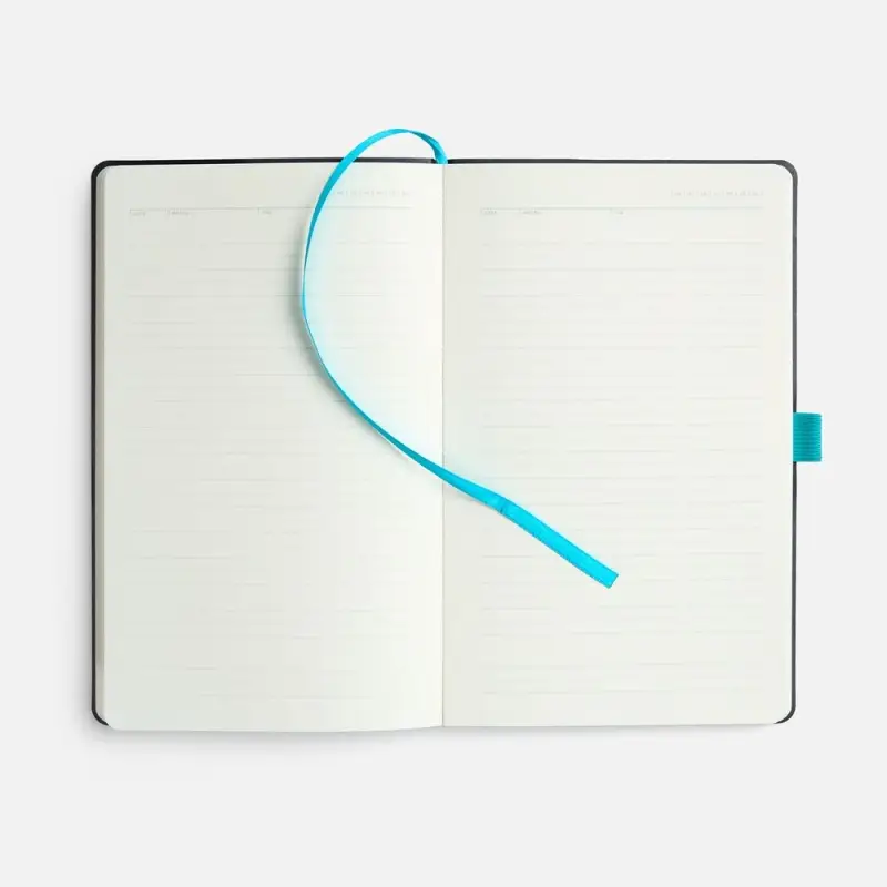 Ежедневник Lungo, недатированный, бирюзовый Ежедневник Lungo, недатированный, бирюзовый