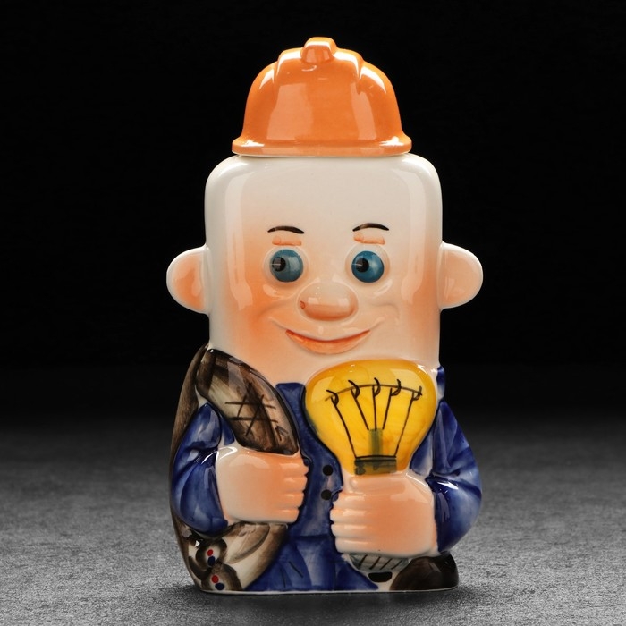 Штоф фарфоровый «Электрик. 22 декабря», в упаковке книге Штоф фарфоровый «Электрик. 22 декабря», в упаковке книге