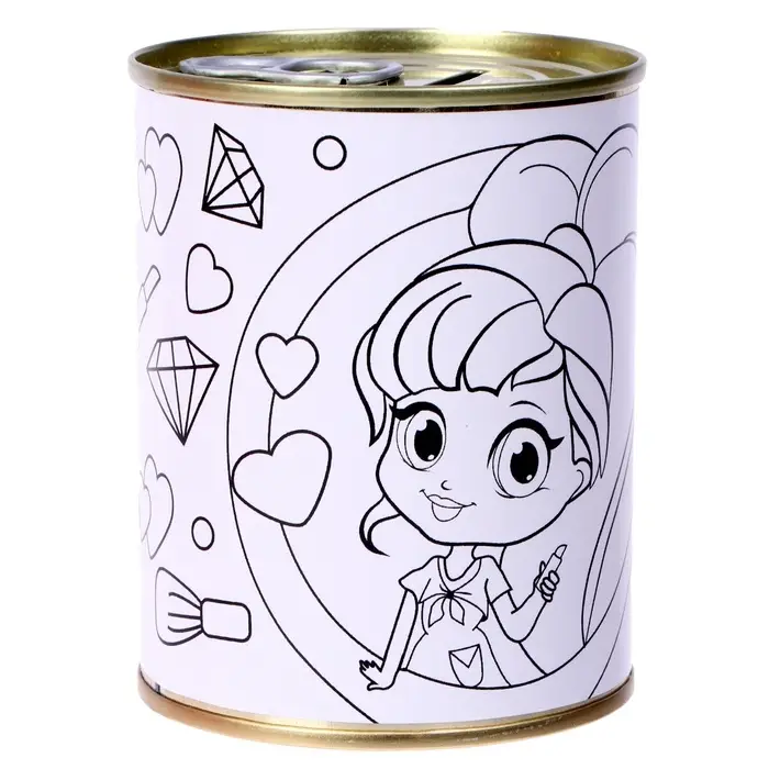 Набор для творчества. Копилка раскраска «Коплю на косметику» Набор для творчества. Копилка раскраска «Коплю на косметику»