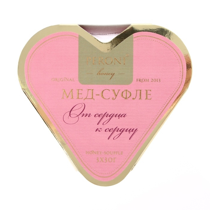 Набор мёда-суфле Peroni Набор мёда-суфле Peroni "От сердца к сердцу" розовый, 90 г