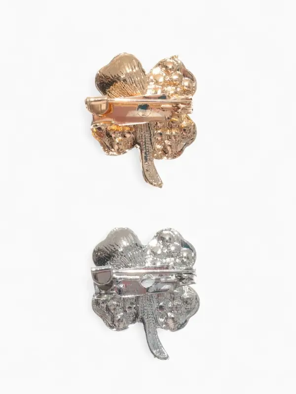 Брошь &laquo;Клевер&raquo;, на удачу, МИКС