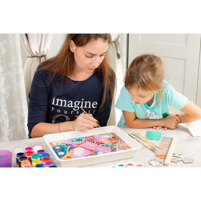 Набор Эбру Знакомство, 7 цветов, 20 мл Набор Эбру Знакомство, 7 цветов, 20 мл