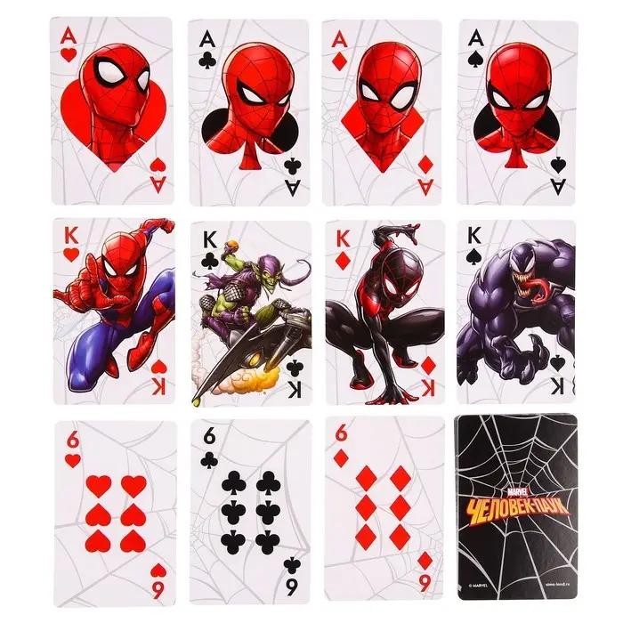 Карты игральные Человек-паук, Марвел Карты игральные Человек-паук, Марвел