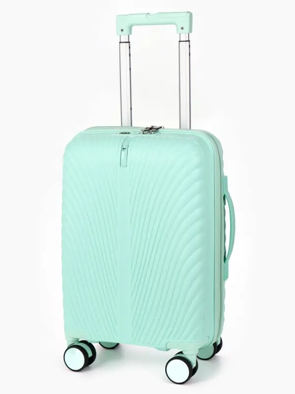 Чемодан на съёмных колёсах, 18", кодовый замок, 33&times;16&times;49 см, зелёный