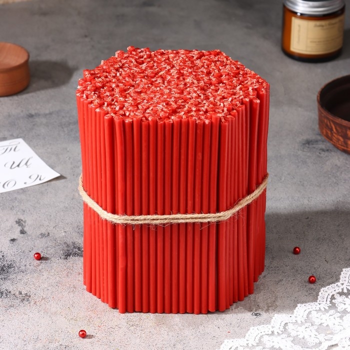 Свечи красные церковные №100, упаковка 2кг Свечи красные церковные №100, упаковка 2кг