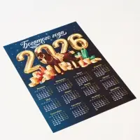 Календарь 2026 «Богатого года», А3