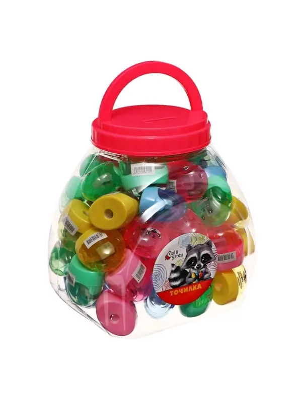 Точилка Calligrata &laquo;Конус&raquo;, с контейнером, МИКС