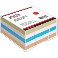 Блок для записей в подставке ATTACHE ЭКОНОМ в стакане 9х9х5 цветной 60-80 г