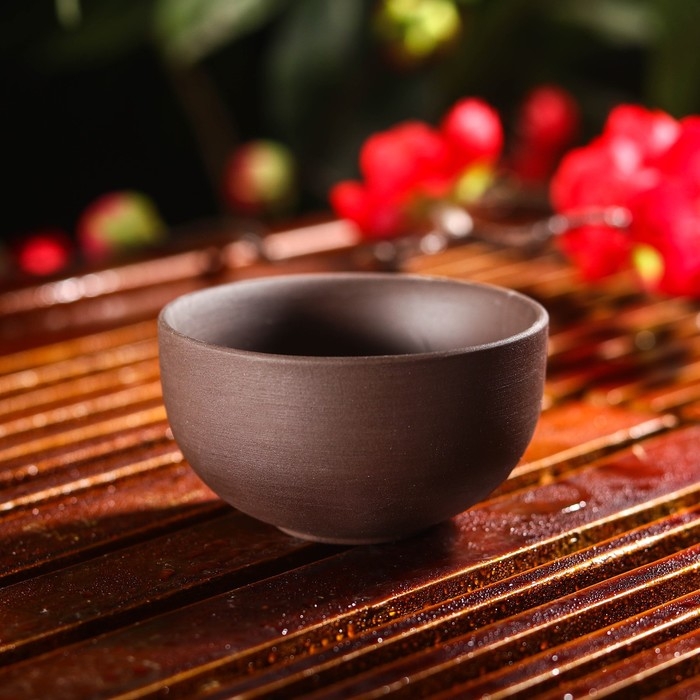 Пиала керамическая «Красная глина», 40 мл, d=5,5 см Пиала керамическая «Красная глина», 40 мл, d=5,5 см