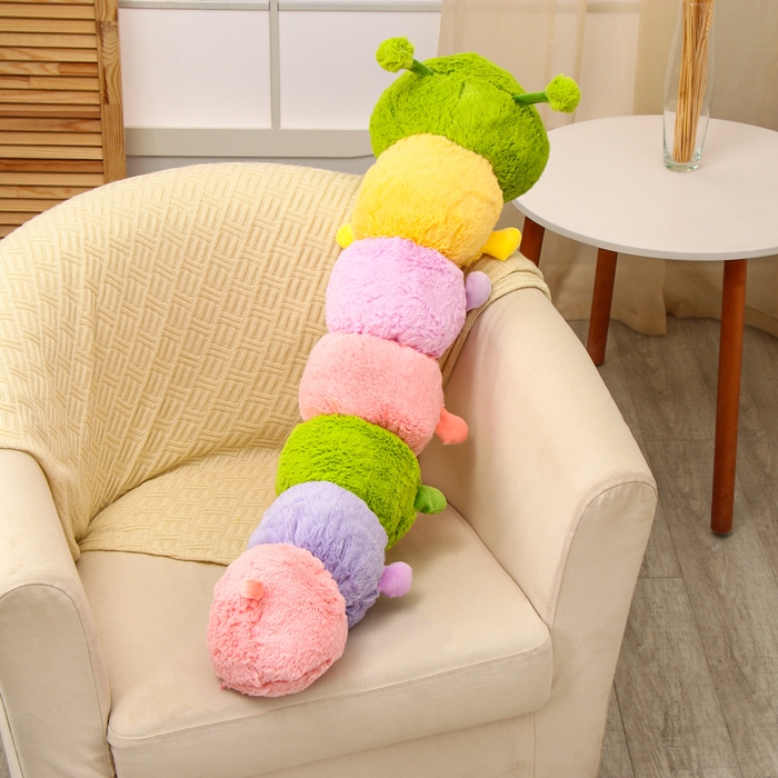 Мягкая игрушка-подушка «Гусеница», 100 см Мягкая игрушка-подушка «Гусеница», 100 см