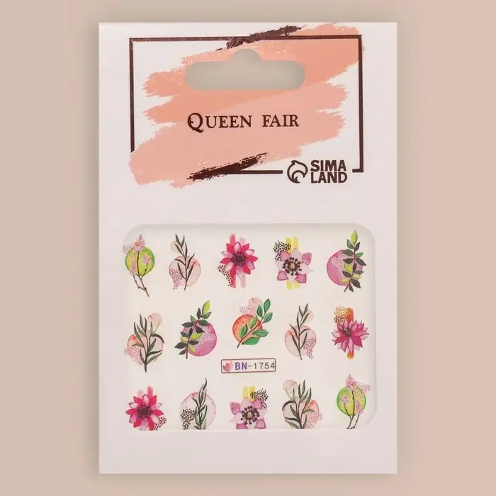 Слайдеры для ногтей «Японская сакура», разноцветные Слайдеры для ногтей «Японская сакура», разноцветные