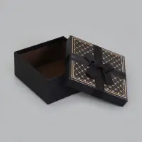 Набор подарочных коробок 3 в 1, с бантом, 19&times;19&times;9.5 см, 17&times;17&times;8 см, 15&times;15&times;6.5 см