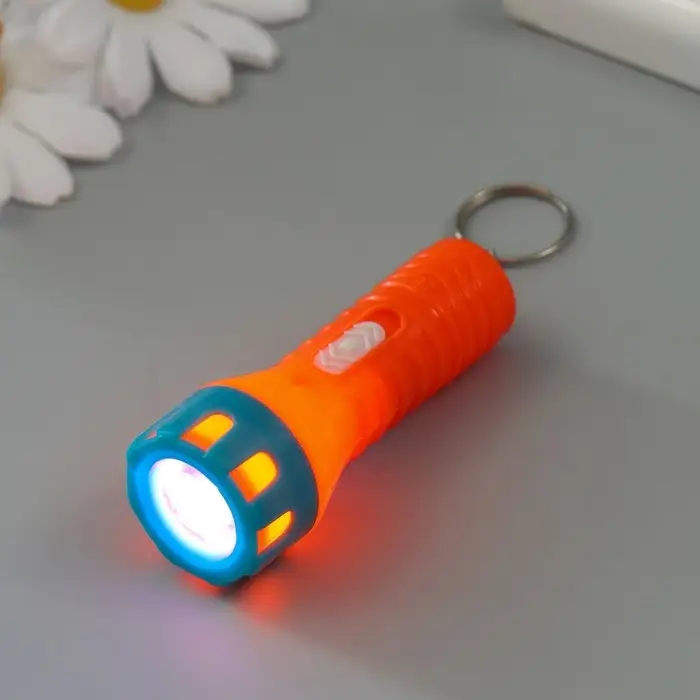 Фонарик свет на кольце Фонарик свет на кольце "Яркость" JF-919 LR44x3 шт МИКС 3,7х5,2х1,5 см