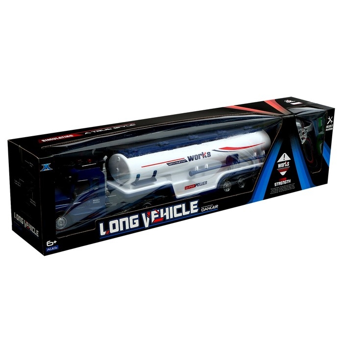 Грузовик радиоуправляемый «Бензовоз», работает от батареек, световые эффекты Грузовик радиоуправляемый «Бензовоз», работает от батареек, световые эффекты