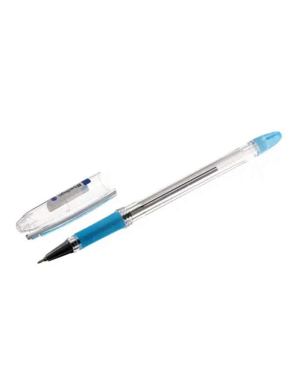 Ручка шариковая Berlingo. I-10, синий стержень, узел 0.4 мм, резиновый упор