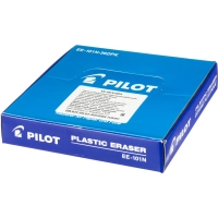 Ластик PILOT EE101 винил, карт.держатель, белый, Япония, 42х19х12мм EE101