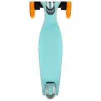Самокат складной GRAFFITI Baby, колёса световые PU 120/70 мм, ABEC 7, бирюзовый