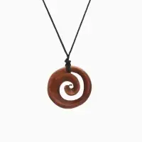 Кулон &laquo;Спираль&raquo;, дерево соно