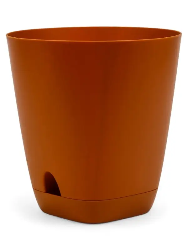 Кашпо с прикорневым поливом 4 л  D-19см, H-20см карамель "Гранд"