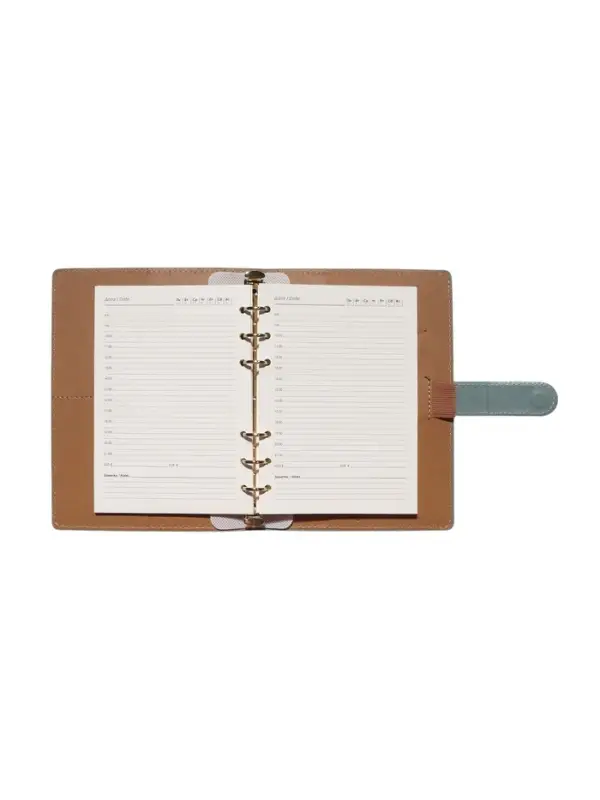 Органайзер на кольцах, C6, с хлястиком, 80л, линия, к/зам, Зеленый Органайзер на кольцах, C6, с хлястиком, 80л, линия, к/зам, Зеленый