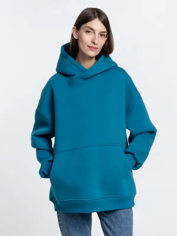 Худи Kulonga Oversize, бирюзовое, размер ХS/S
