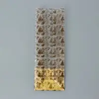Пакет подарочный новогодний с жёстким дном 6×8×23 см