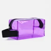 Косметичка на молнии, цвет фиолетовый Косметичка на молнии, цвет фиолетовый